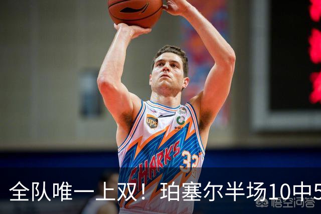 全队唯一上双！珀塞尔半场10中5拿下12分4板2助2断